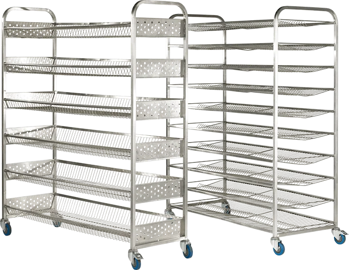 Chariots de boulangerie